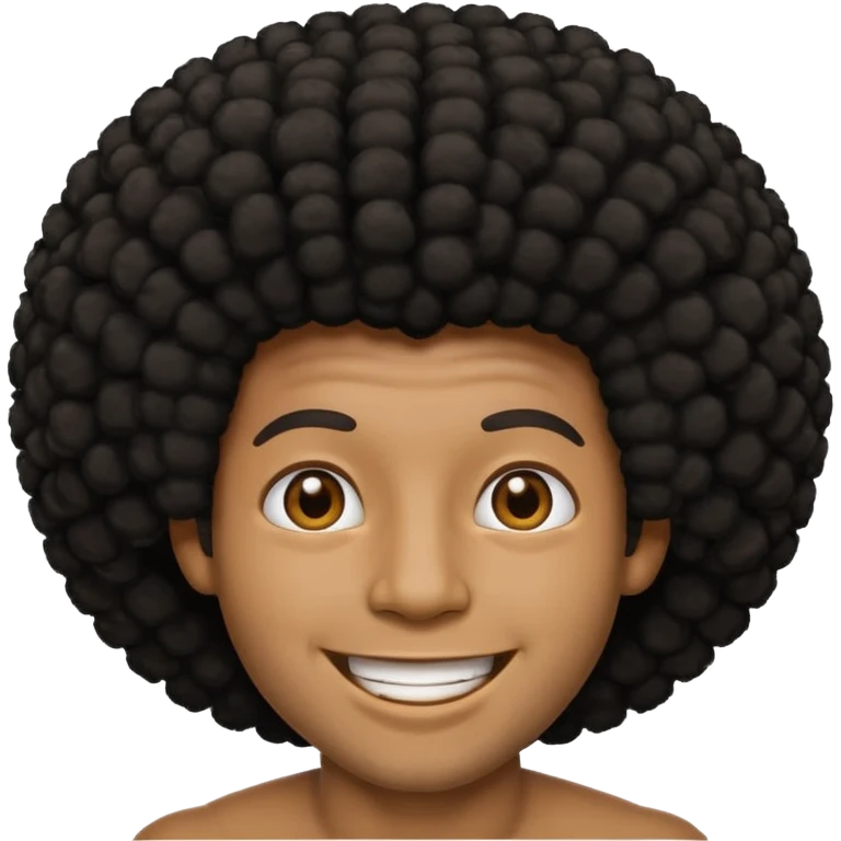 black afro guy emoji emoji