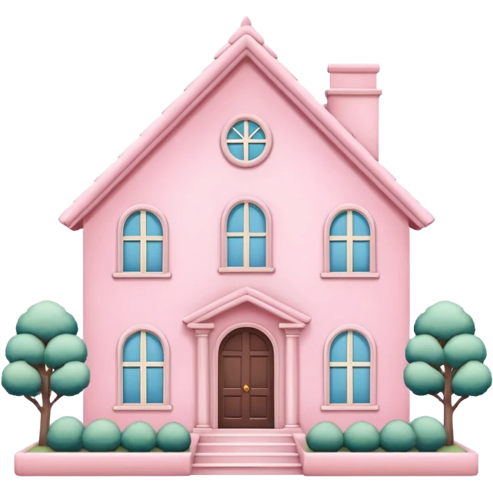 Pink House emoji