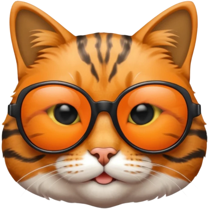 Cat wearing sunglasses emoji