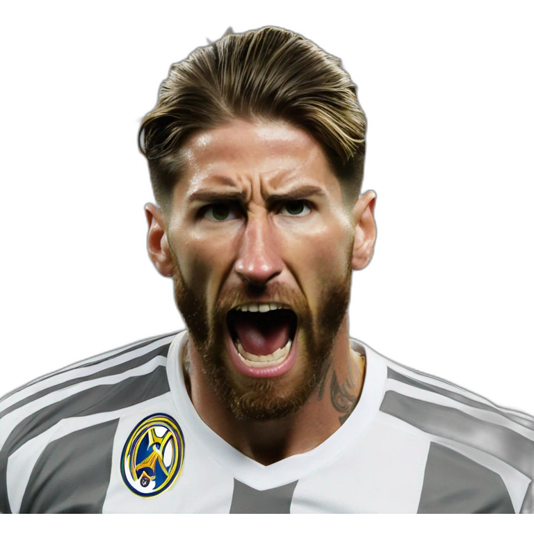Sergio ramos angry emoji