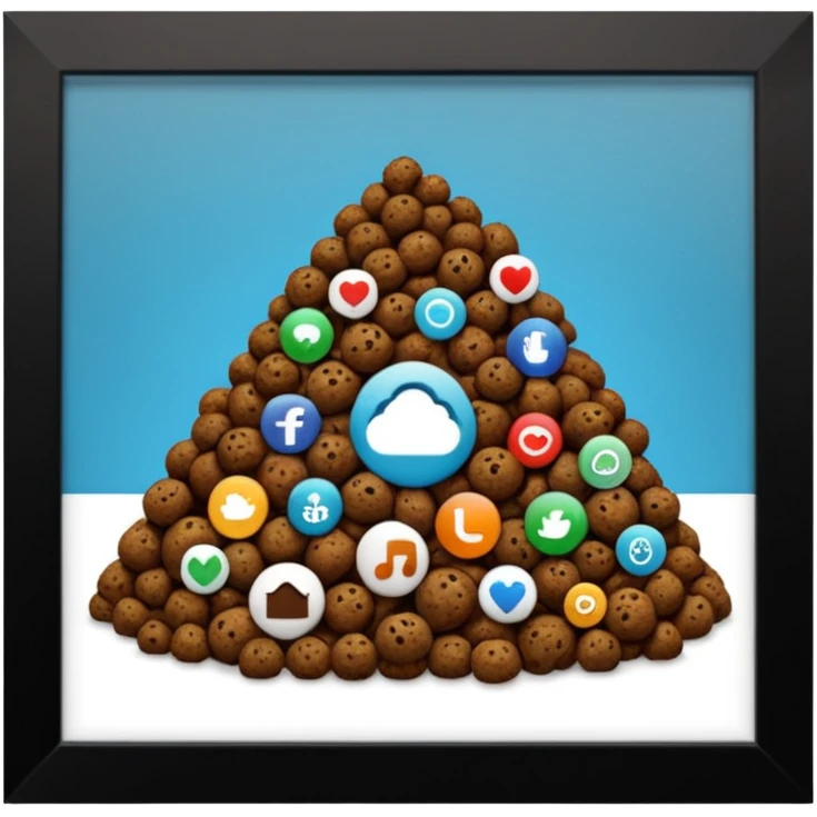 internet of shit, internet of things with a big shit emoji