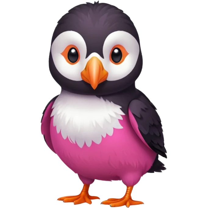 pink puffin emoji