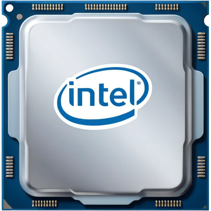 Intel processors emoji print 'GHz Computer 'on processor emoji