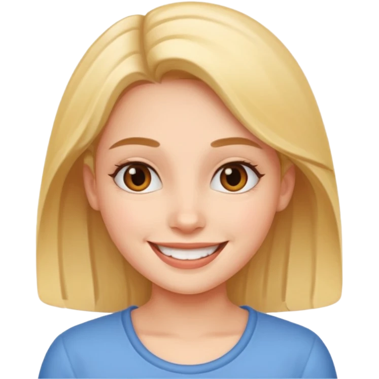 smiling girl  emoji