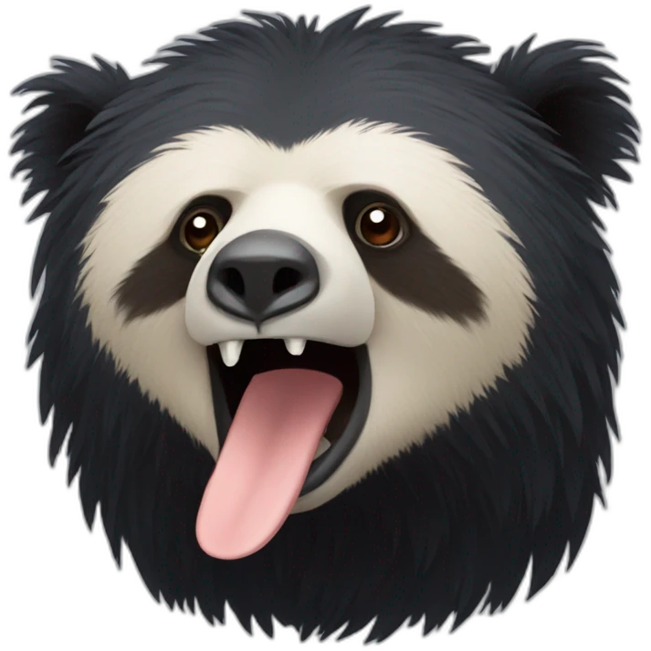 Sloth bear emoji