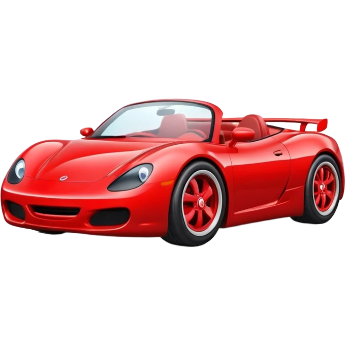 cartoonish car emoji
