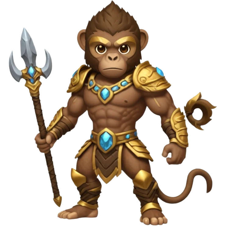 earth elemental monkey warior earth particles emoji