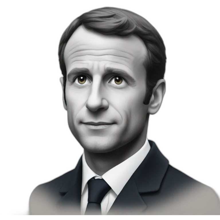 Macron-faded emoji