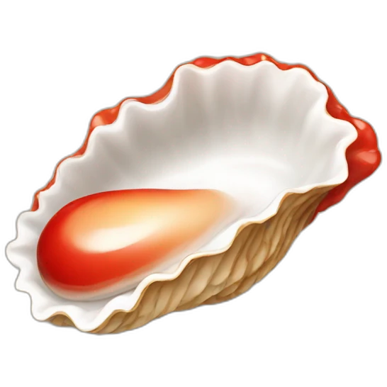 red oyster emoji