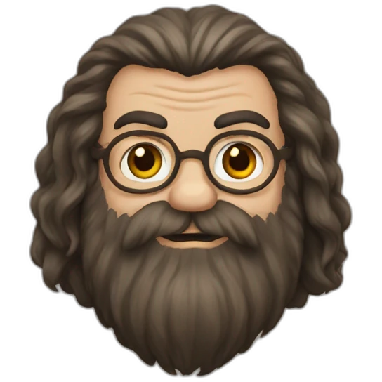 hagrid in harry potter emoji