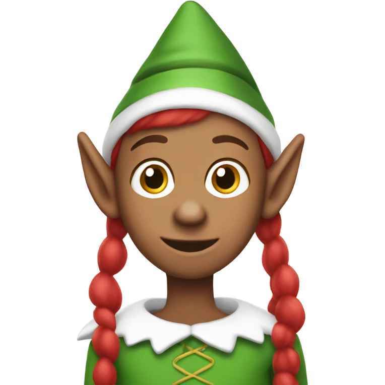 Elf on the Shelf red  emoji