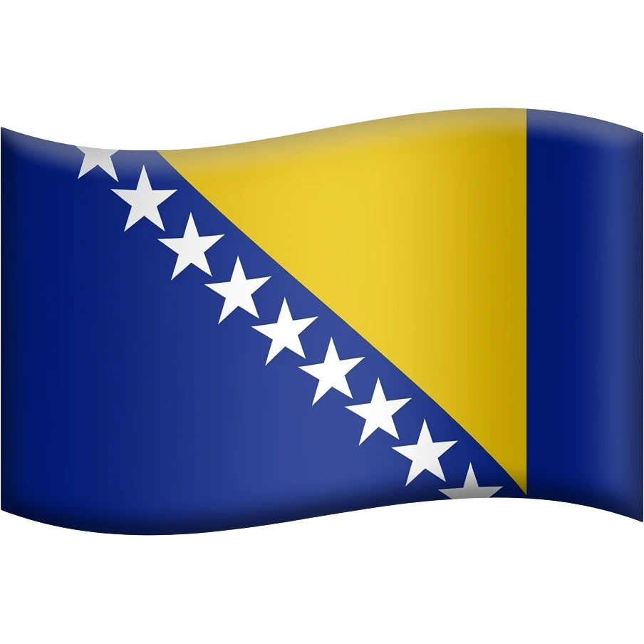 Bosnien lilien Flagge emoji