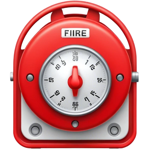 Alarma de bomberos roja emoji