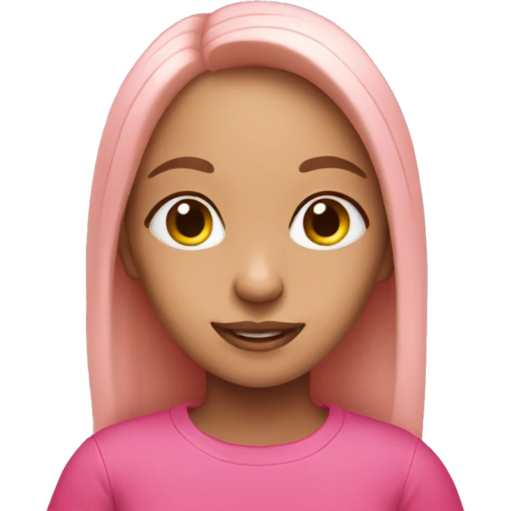 Pink girl  emoji