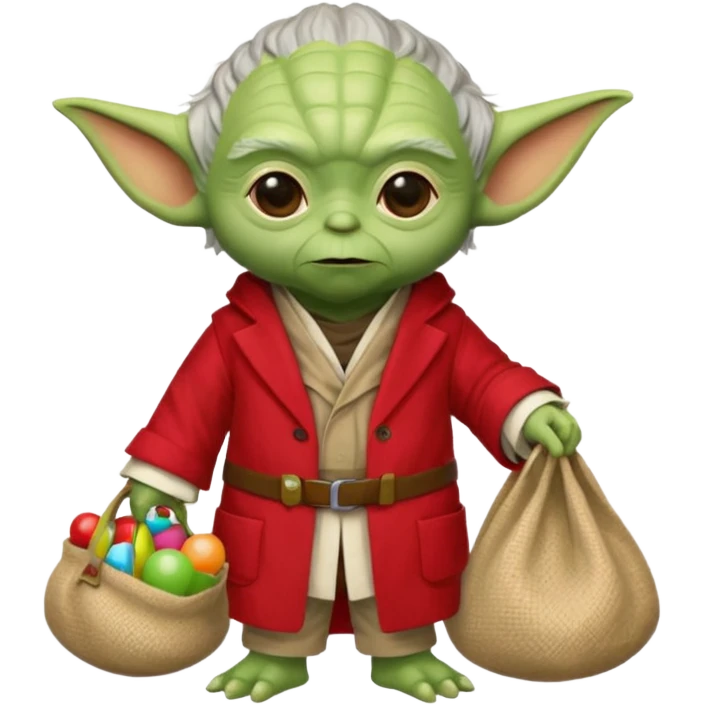 yoda santa emoji