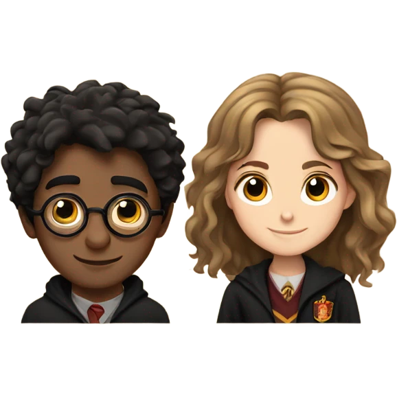 harry potter and hermione emoji
