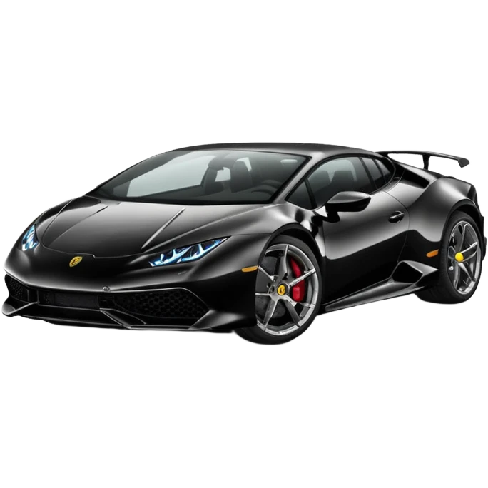 Lamborghini Huracanes, noir emoji