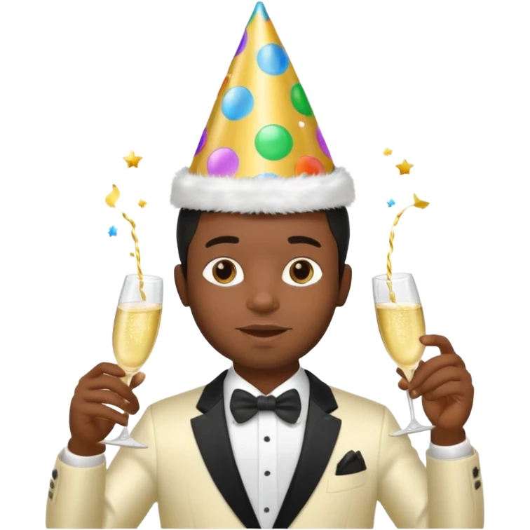 do an emoji of a black guy with baby oil and dyddys parti emoji