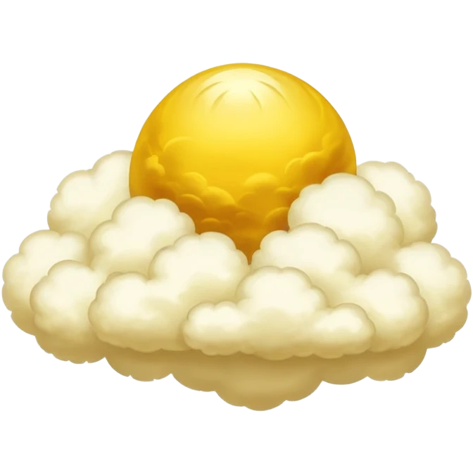 golden yellow flying nimbus cloud from Dragon Ball anime emoji