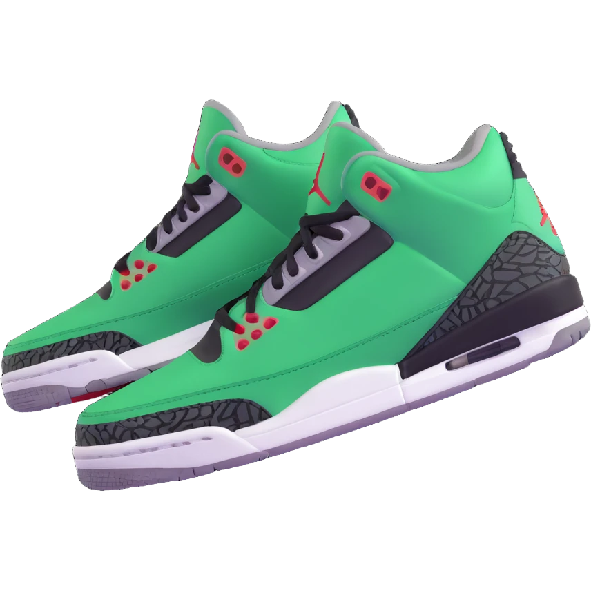 Air Jordan 3 Pine Green sneaker emoji