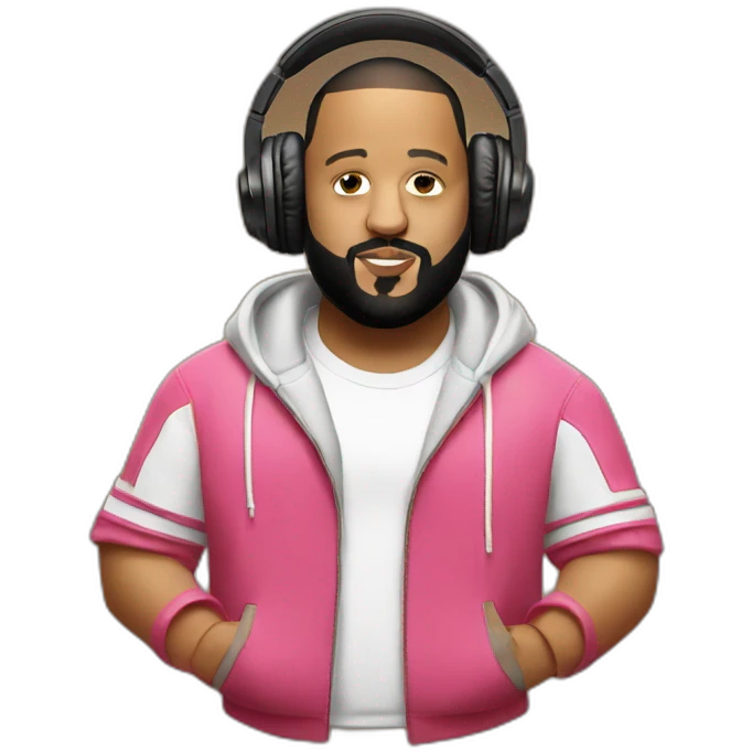 Dj khaled with headphones emoji