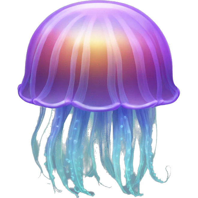 Iridescent jellyfish emoji