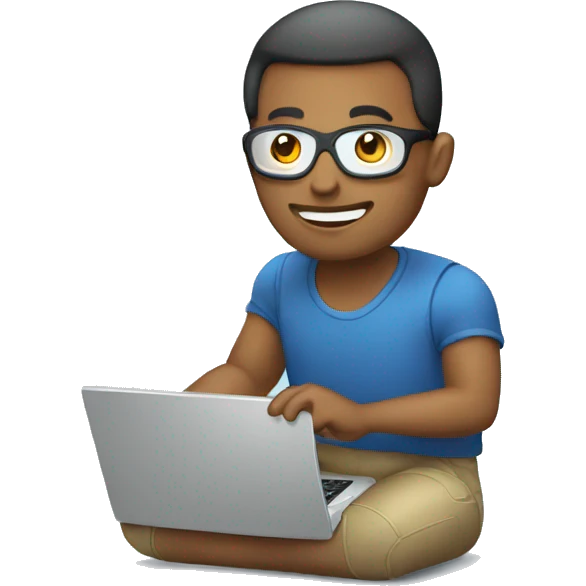 cybersportsman with laptop emoji