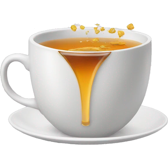 tea overflowing cup emoji