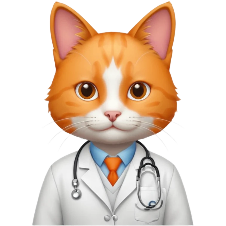 cat doctor emoji