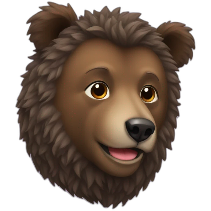 gay hairy bear emoji