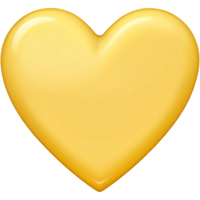 butter yellow heart emoji