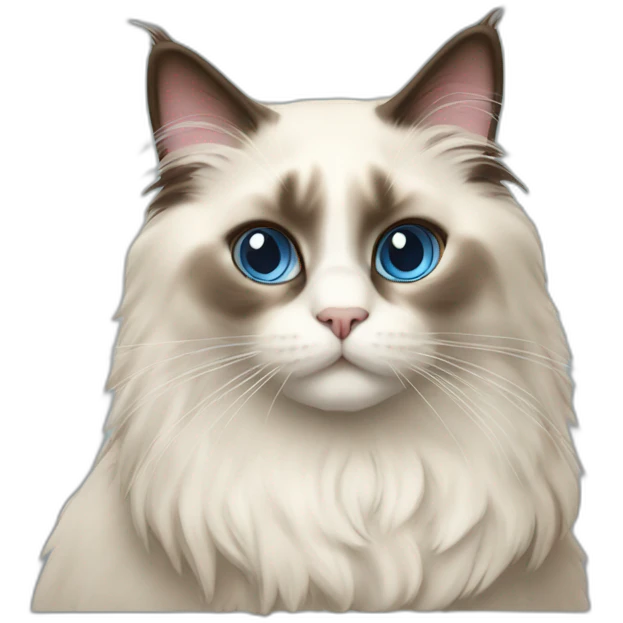 ragdoll cat emoji