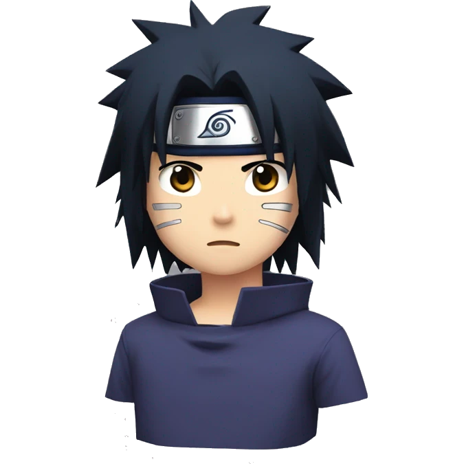 Sasuke from naruto emoji