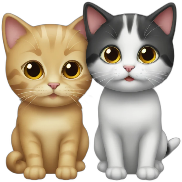 Zizi et chatte emoji