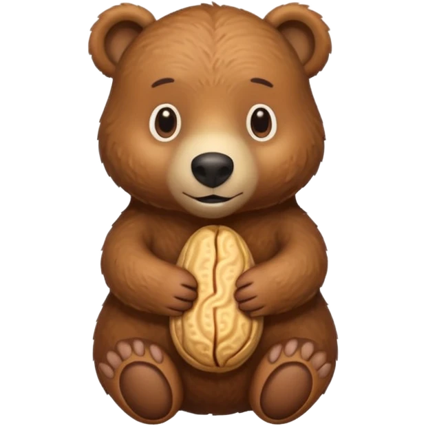 A Bear That Looks Like A Peanut emoji