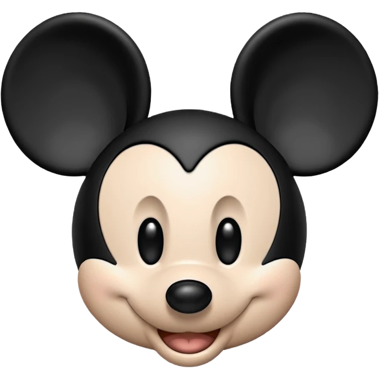 mickey mouse head blanck emoji