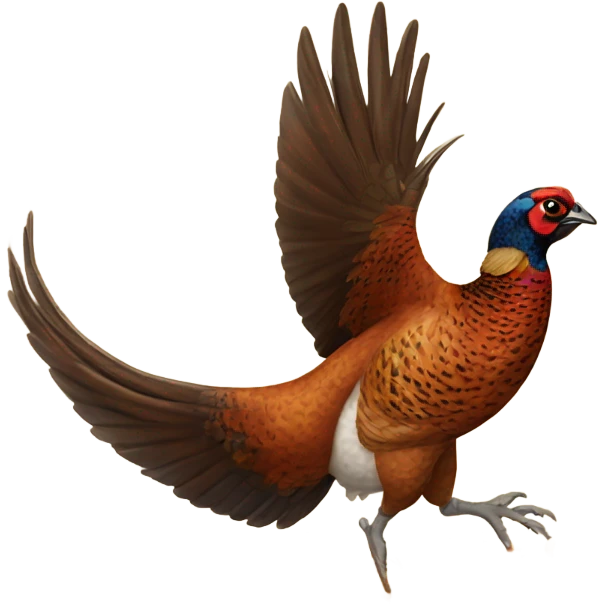 Pheasant hunting emoji