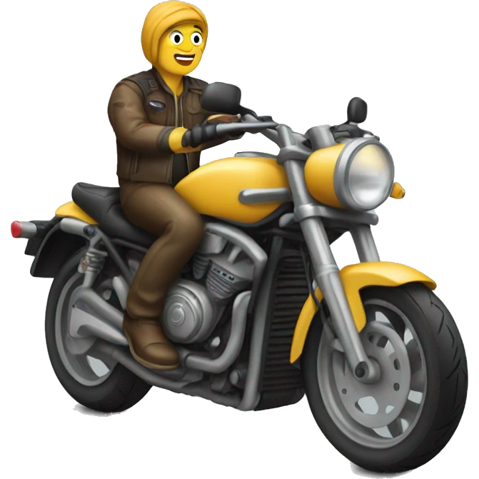 Motorcycle procida emoji