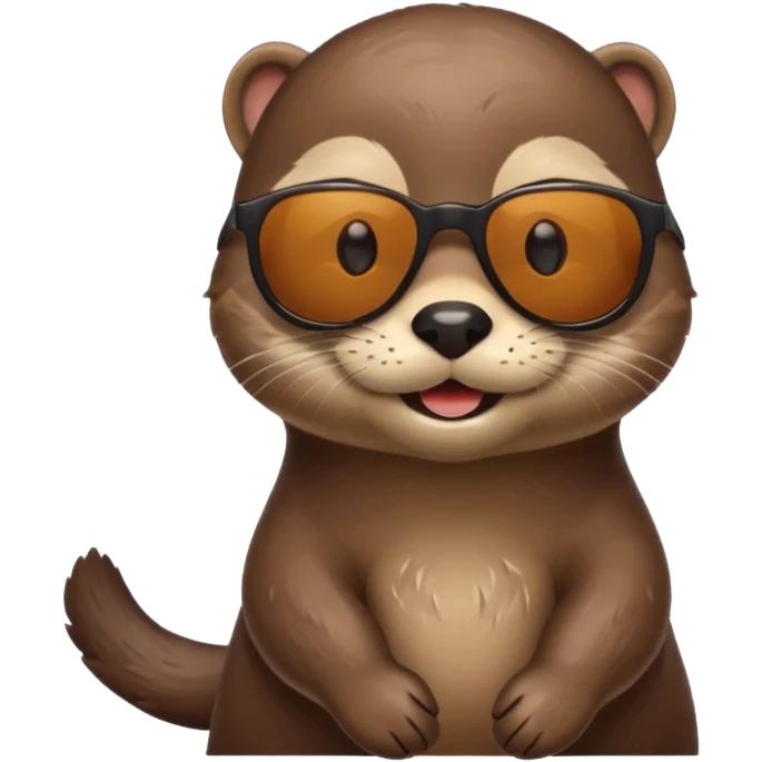 otter with sunglasses emoji