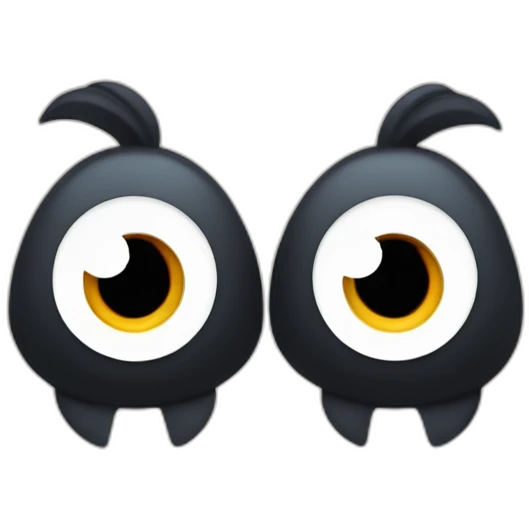 cute heckle and jeckle emoji