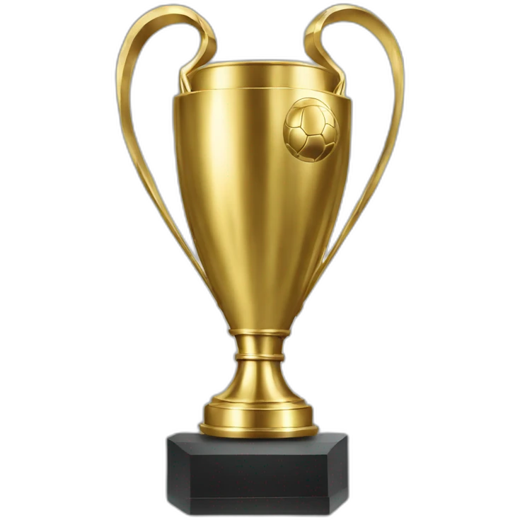 UEFA Champions league trophy emoji