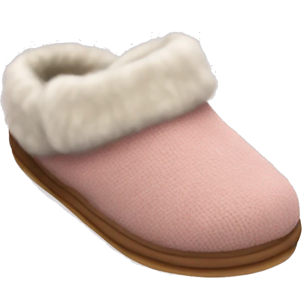 Cozy slippers emoji