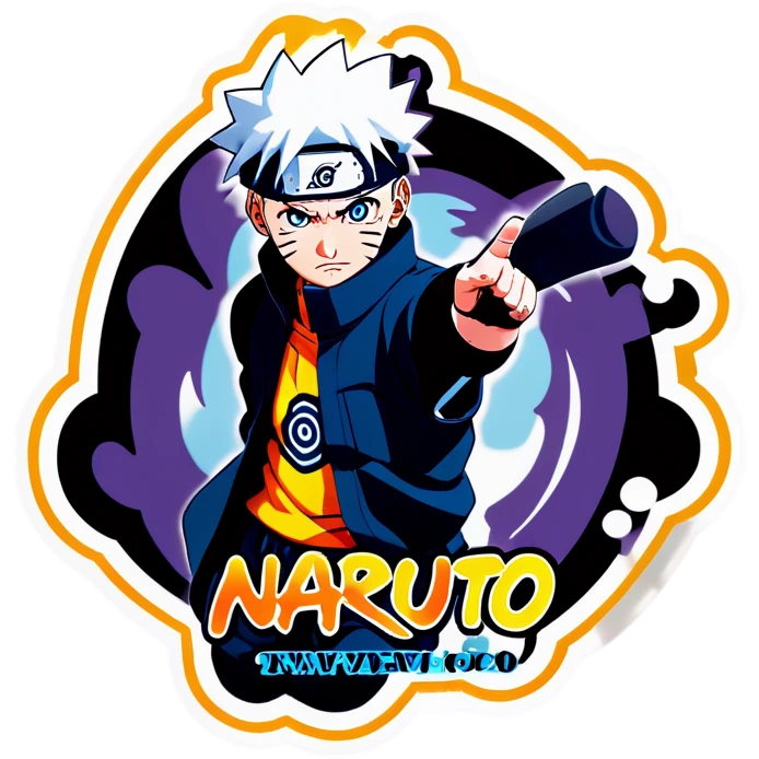 Naruto With text: Design emoji