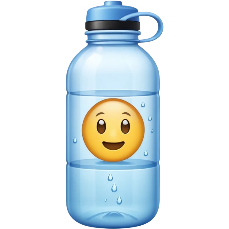 Water bottle  emoji