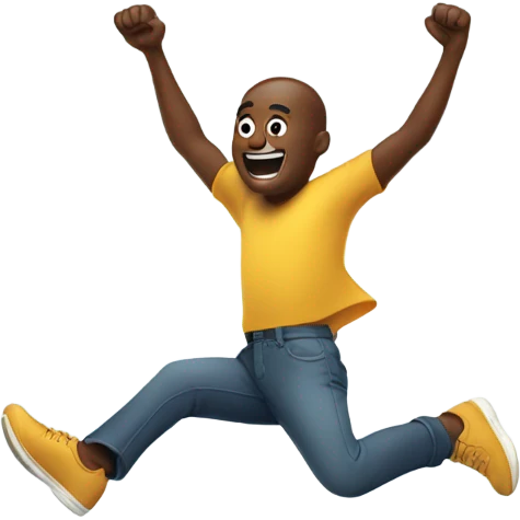 man jumping emoji