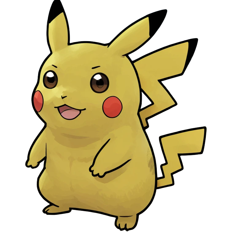 Pikachu at the beach  emoji