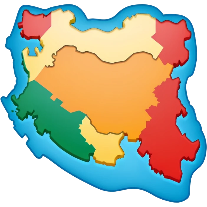 نقشه ایران emoji