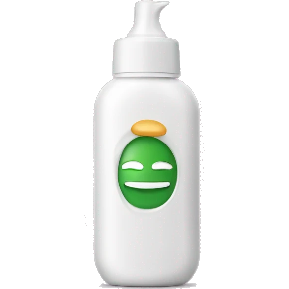 depilatory cream bottle emoji