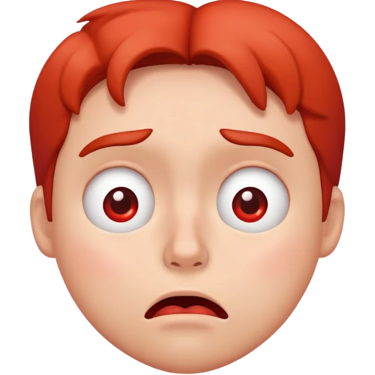 flustered face emoji
