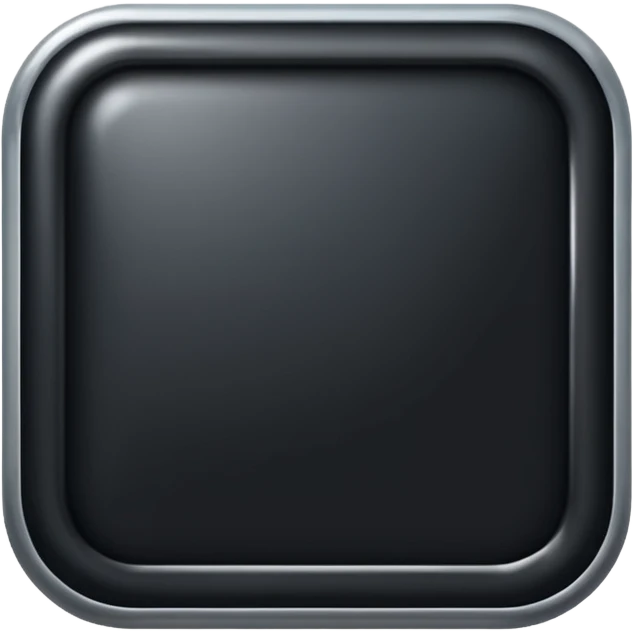 rectangular black shield emoji